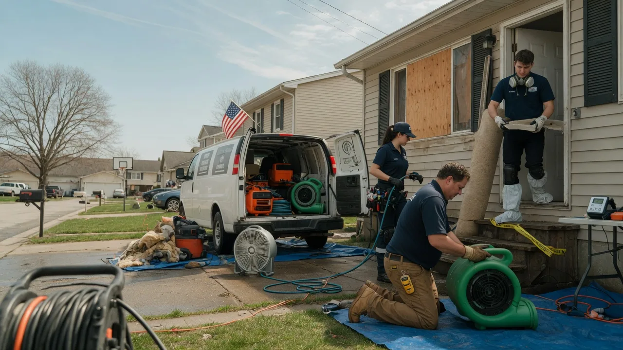 Water Damage Restoration in Greenfield, IL near me